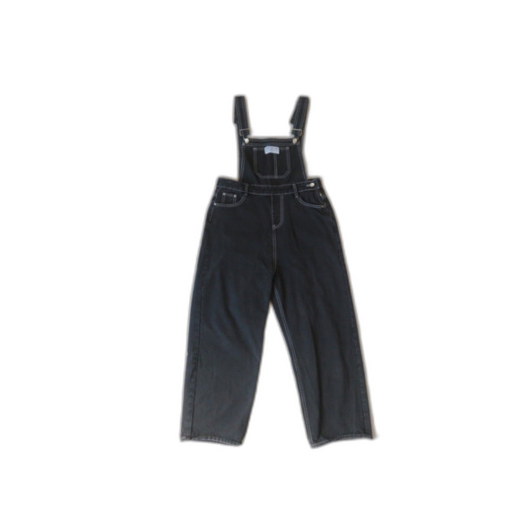 Nike Other - VINTAGE NIKE PRO BLACK DENIM OVERALLS SIZE 2XL MENS